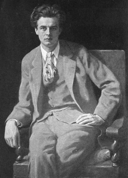 O escritor Aldous Huxley, em pintura de John Collier (1850-1934).