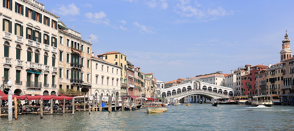 Veneza, ponto de partida da viagem de Marco Polo.