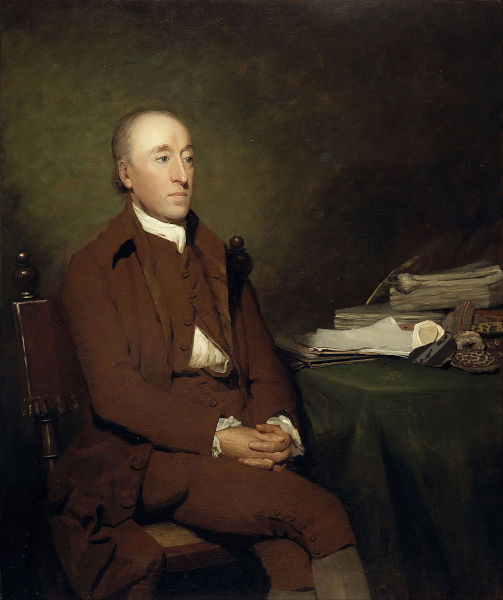 Geólogo escocês James Hutton, o responsável por sistematizar o ciclo das rochas no século XVIII.