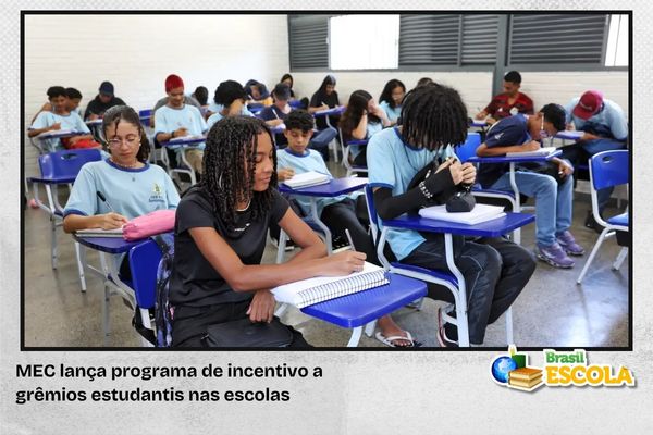 Estudantes em sala de aula