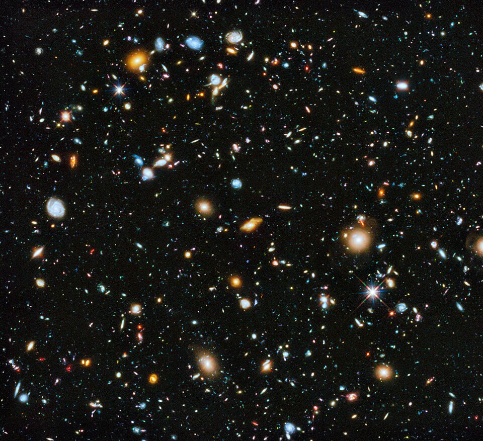Imagem do Universo capturada pelo telescópio Hubble, da Nasa. 