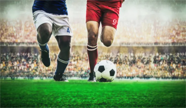 Jogo de futebol, o esporte mais praticado no mundo