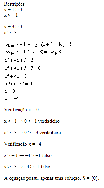 Lista De Exercícios Sobre Definição De Logaritmos - Brasil Escola