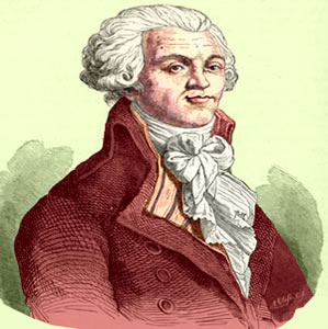 Robespierre foi um dos líderes do jacobinismo francês