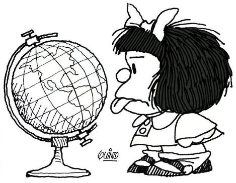 Mafalda e o Globo Terrestre: uma interessante relação