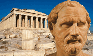 Demóstenes, um dos maiores oradores gregos e da Antiguidade.