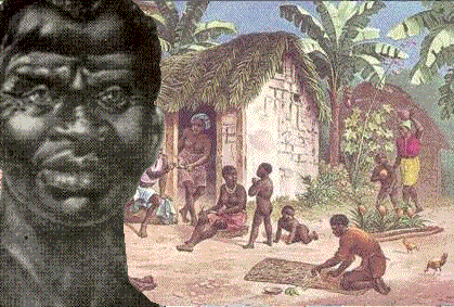 Zumbi Palmares o maior líder do famoso quilombo dos Palmares.
