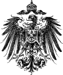 Brasão do Império Alemão. Pangermanismo foi um dos argumentos a favor da expansão do império