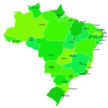 Mapa político do Brasil