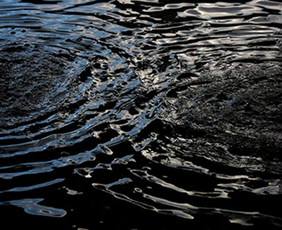 Interferência de ondas na superfície da água