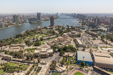 Cairo, Egito. Umas das maiores áreas urbanas do continente africano na atualidade