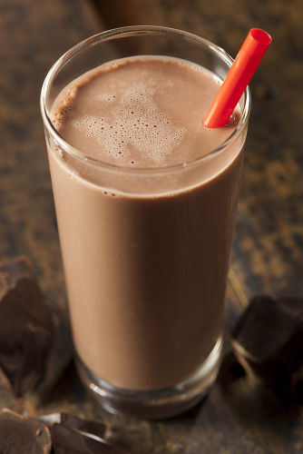 Uma solução de leite com chocolate em pó é um exemplo da relação entre solubilidade e temperatura