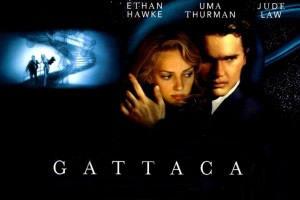 Bioética: cartaz do filme Gattaca (Andrew Niccol, 1997).