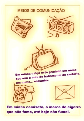 O poema de Carlos Drummond de Andrade revela o consumismo, fato muitas vezes influenciado pelos meios de comunicação