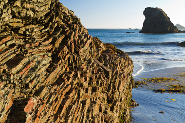 As rochas das bacias sedimentares organizam-se em camadas