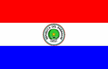 Bandeira do Paraguai.