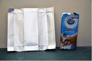 Caixa de leite pode ser usada para aquecer casas
