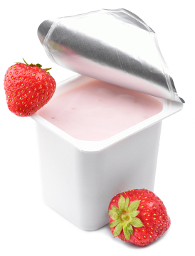 O iogurte é resultado do processo de fermentação feito pelas bactérias