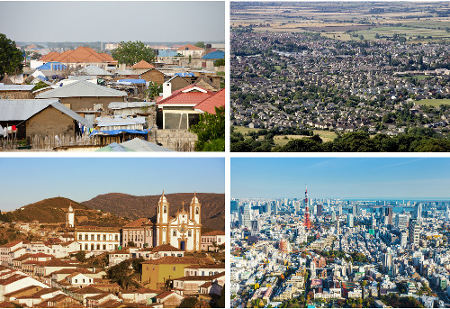 Cidades pequenas, grandes metrópoles e centros regionais possuem papéis distintos na Hierarquia Urbana