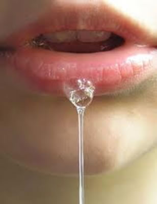 A saliva participa do processo de digestão.