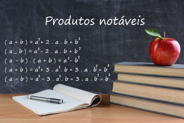 Em alguns casos da multiplicação algébrica, é possível utilizar os produtos notáveis