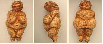 Escultura Rupestre intitulada Vênus de Willendorf