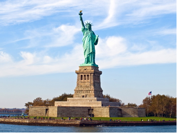 A estátua da Liberdade pode sofrer corrosão por estar em ambiente marinho