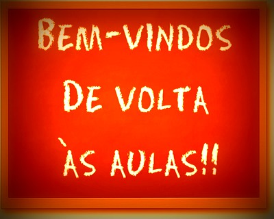 Boas-vindas no início de mais um ano letivo é tudo o que se espera, bem planejadas, obviamente