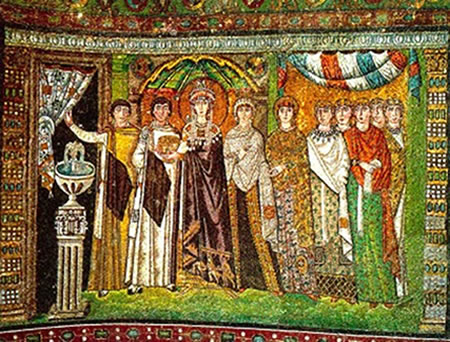 Imperadora Teodora - Mosaico Bizantino
