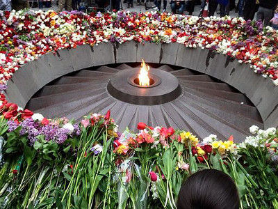 Memorial erguido em homenagem às quase 1,8 milhões de vítimas do genocídio armênio