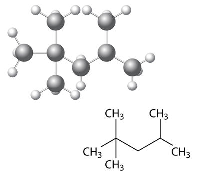 Na molécula do isoctano (molécula da gasolina), existem apenas ligações sigma