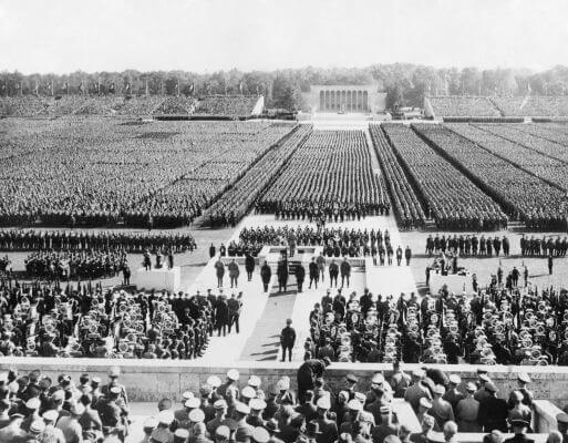 As Leis de Nuremberg foram elaboradas durante o comício anual do Partido Nazista, em 1935.*
