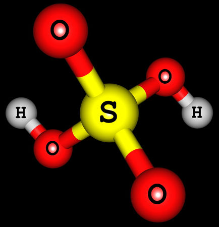O ácido sulfúrico forma dois hidrônios na sua ionização