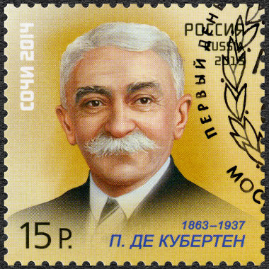 O Barão de Coubertin foi o responsável pela proposta e organização dos jogos olímpicos modernos *