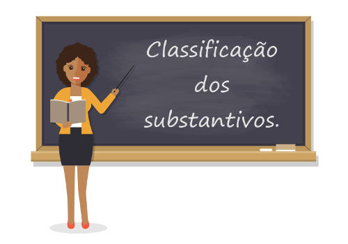 Os substantivos podem ser classificados de diferentes maneiras