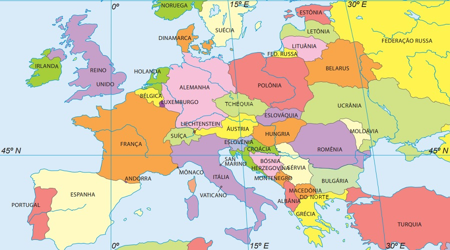 Os países da Europa e as suas bandeiras, 105 plays