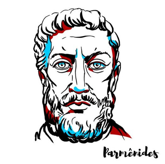 Parmênides, filósofo grego pré-socrático defensor do monismo e do imobilismo.