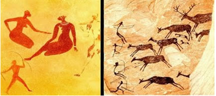 Leveza, movimento e traços nas pinturas do Período Neolítico