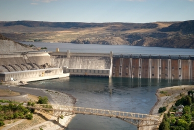 Usina de Grand Coulee (EUA), a sexta maior hidrelétrica do mundo.