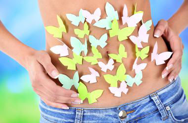 Wow!!I have butterflies in my stomach!/ Uau!! Eu estou com frio na barriga!
