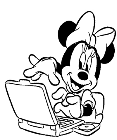 Minnie Mouse para colorir