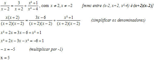 Simplificação De Equações 