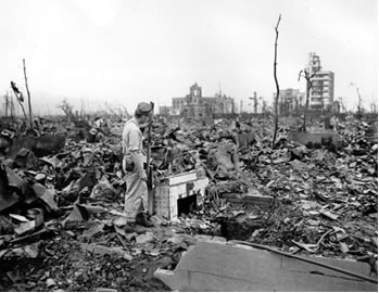 Destruição da infraestrutura de Hiroshima