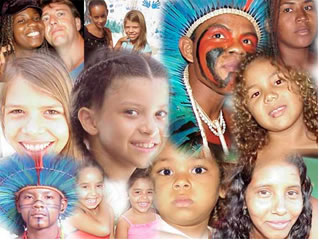 A diversidade étnica da população brasileira