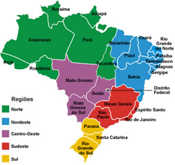 Geoensino - Portal sobre o ensino de Geografia: Divisão regional do Brasil  (IBGE) - Turma 61