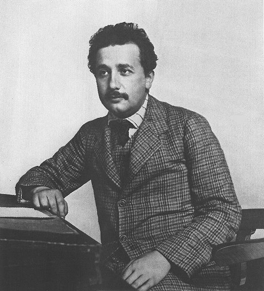 Albert Einstein em 1905 – Ano da Publicação de seu trabalho sobre Relatividade