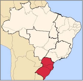 A região Sul do Brasil