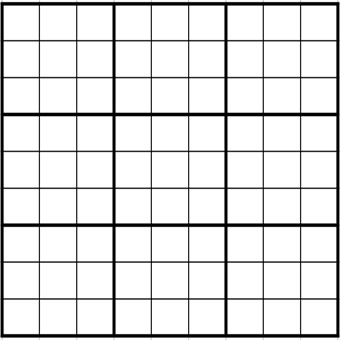 Quebra Cabeça Sudoku Fácil Para Imprimir Com Resposta. Jogo Nº 316.
