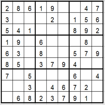 Sudoku - Médio 