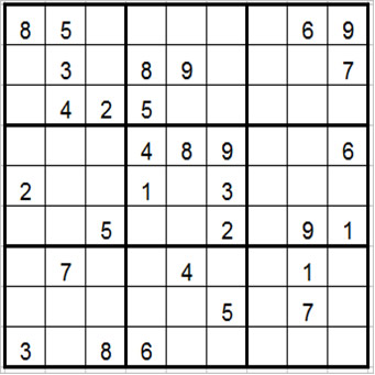 Quatro Quebra-cabeças Sudoku De Nível Médio, Respostas Incluídas